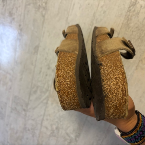 Birkenstock Brown Leather Footbed - Picture 6 of 8